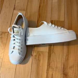 Keds White Platform Sneakers
